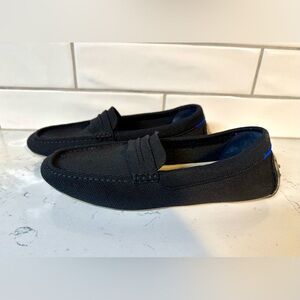 Rothy’s “The Driver” Women’s Black Loafers size 8.5